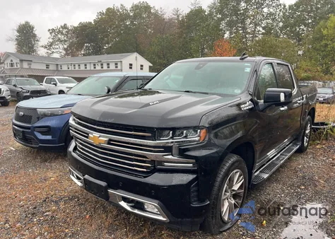 2019 Chevrolet Silverado 1500 High Country z USA, uszkodzony, nr VIN 1GCUYHEL4KZ114156